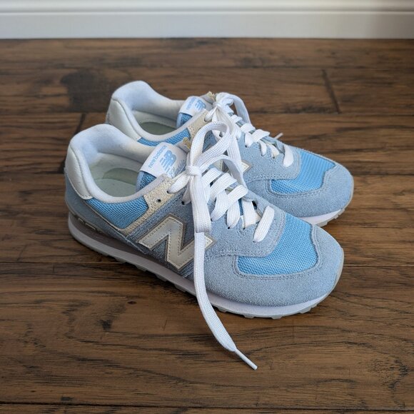 New Balance 574 sneakers light blue size 7 - Picture 15 of 15